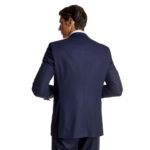 Κοστούμι Γάμου με Σταυρωτό Γιλέκο σε Μπλε Χρώμα 20856 και Slim Fit Bizzaro BZ2211604/20856G_1 - Image 6