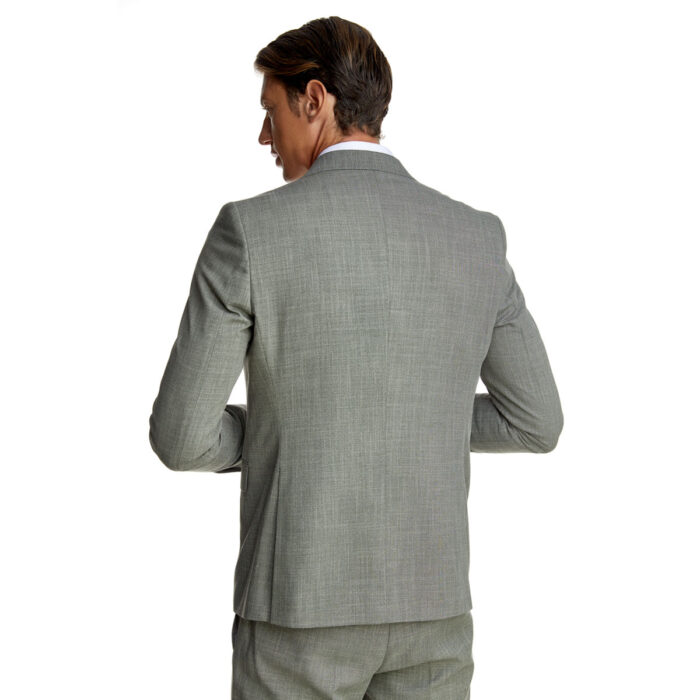 Ανδρικό Κοστούμι με Γιλέκο Διπλής Όψης, Slim Fit σε Λαδί Χρώμα Bizzaro BZ2211600/20856G_1 - Image 6