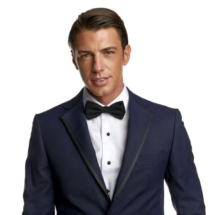 Κοστούμι Γάμου με Aποσπώμενο Πέτο σε Navy Blue Χρώμα Operata και Slim Fit Εφαρμογή Bizzaro 0120415133_3 - Image 4