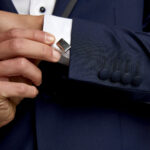 Κοστούμι Γάμου με Aποσπώμενο Πέτο σε Navy Blue Χρώμα Operata και Slim Fit Εφαρμογή Bizzaro 0120415133_3 - Image 6