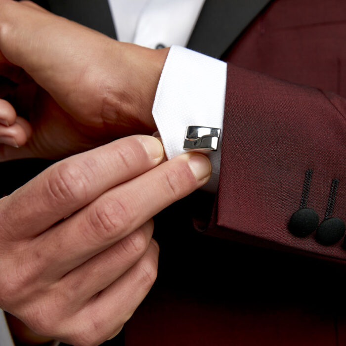 Κοστούμι  Γάμου Δίκουμπο με Μυτερό Πέτο σε Μπορντό Χρώμα 956R-081 και Slim Fit Εφαρμογή Bizzaro BZ0220510979_5502 - Image 6