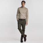 Ανδρικό Βαμβακερό Παντελόνι Τσίνο με Slim Εφαρμογή, σε Χακί Χρώμα Bizzaro BZ2225180/71160_19 - Image 2