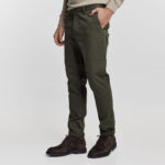 Ανδρικό Βαμβακερό Παντελόνι Τσίνο με Slim Εφαρμογή, σε Χακί Χρώμα Bizzaro BZ2225180/71160_19 - Image 6