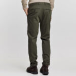 Ανδρικό Βαμβακερό Παντελόνι Τσίνο με Slim Εφαρμογή, σε Χακί Χρώμα Bizzaro BZ2225180/71160_19 - Image 7