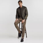 BIZZARO Ανδρικό Μπουφάν τύπου Bomber σε Χακί Χρώμα BZ2124470_12 - Image 9