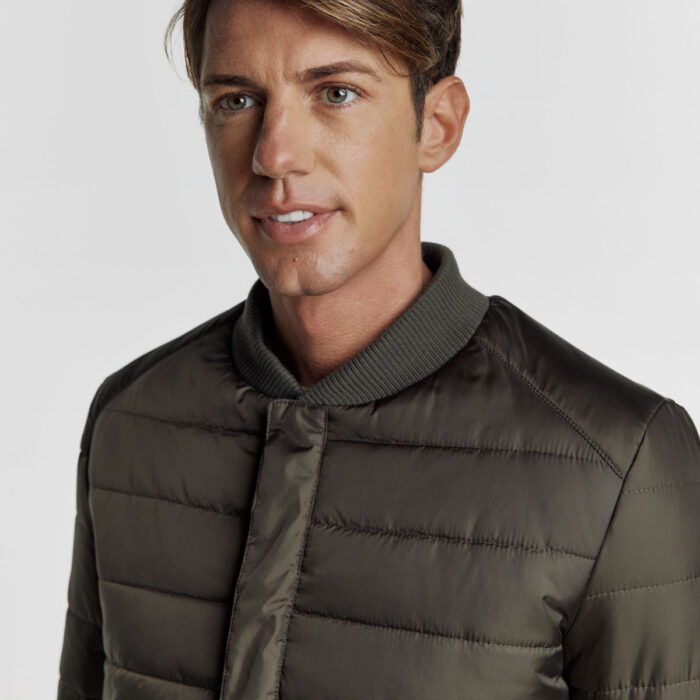 BIZZARO Ανδρικό Μπουφάν τύπου Bomber σε Χακί Χρώμα BZ2124470_12 - Image 2