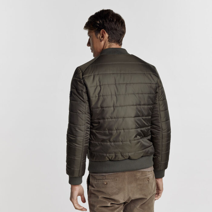 BIZZARO Ανδρικό Μπουφάν τύπου Bomber σε Χακί Χρώμα BZ2124470_12 - Image 7