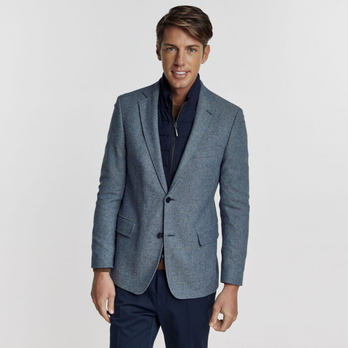 Γιλεκούχο Guy Laroche Αποσπώμενο Σακάκι σε Γκρι Χρώμα με Μπλε Γιλέκο GL2223208/10121V_412 - Image 6