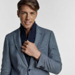 Γιλεκούχο Guy Laroche Αποσπώμενο Σακάκι σε Γκρι Χρώμα με Μπλε Γιλέκο GL2223208/10121V_412 - Image 2