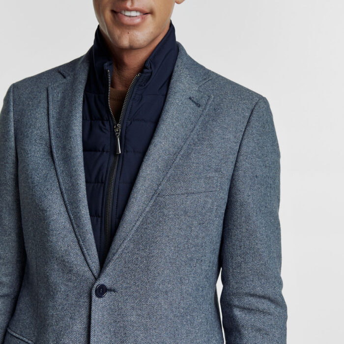 Γιλεκούχο Guy Laroche Αποσπώμενο Σακάκι σε Γκρι Χρώμα με Μπλε Γιλέκο GL2223208/10121V_412 - Image 3