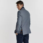 Γιλεκούχο Guy Laroche Αποσπώμενο Σακάκι σε Γκρι Χρώμα με Μπλε Γιλέκο GL2223208/10121V_412 - Image 5