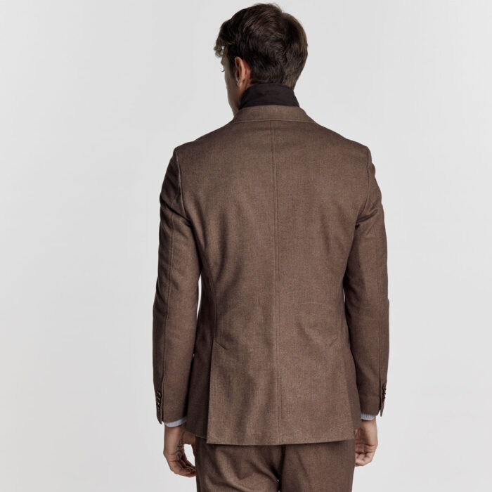 Γιλεκούχο Guy Laroche Αποσπώμενο Σακάκι σε Καφέ Χρώμα με Dark Brown Γιλέκο GL2223216/10121V_2 - Image 5