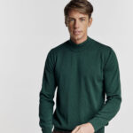 Βαμβακερή Μπλούζα Ζιβάγκο σε Πράσινο Χρώμα Regular Fit Guy Laroche GL2227850_19 - Image 4