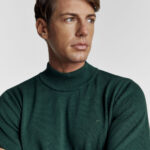 Βαμβακερή Μπλούζα Ζιβάγκο σε Πράσινο Χρώμα Regular Fit Guy Laroche GL2227850_19 - Image 6