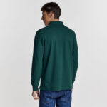 Βαμβακερή Guy Laroche Μπλούζα Πόλο σε Κυπαρισσί Χρώμα με Regular Fit GL2229902_19 - Image 2